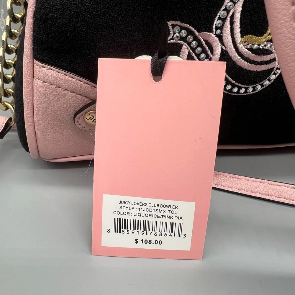 Juicy couture juicy lovers club bowler purse